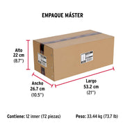 Bolsa con 2 taquetes expansivos de 5/8' con tornillo, FIERO