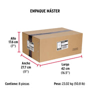 Caja con 100 taquetes expansivos 8x50 mm con armella cerrada