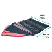 Tapete de jerga de 60 cm, KLINTEK