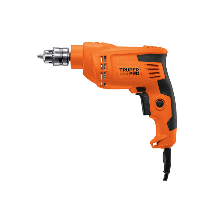 Taladro/destornillador 3/8', 400W, TRUPER PRO