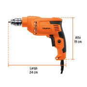 Taladro/destornillador 3/8', 400W, TRUPER PRO