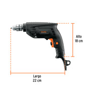 Taladro/destornillador 3/8', 450W, TRUPER INDUSTRIAL