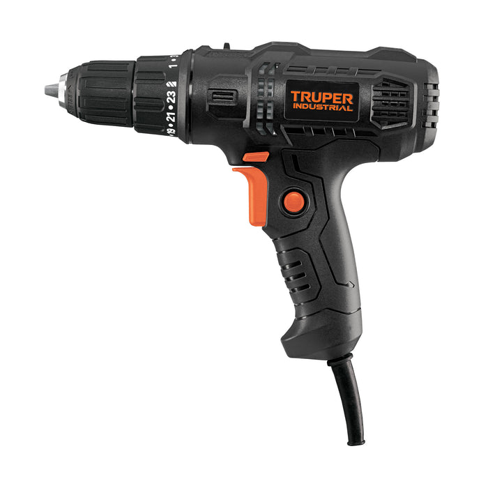 Taladro/destornillador 3/8', 400W, TRUPER INDUSTRIAL