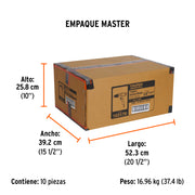 Taladro/destornillador 3/8', 400W, TRUPER INDUSTRIAL