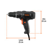 Taladro/destornillador 3/8', 400W, TRUPER INDUSTRIAL