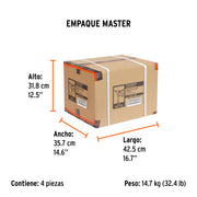 Taladro/destornillador tipo espada 1/2', 1150W, INDUSTRIAL
