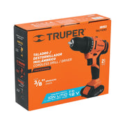 Taladro/destornillador 3/8', 12V, 1 batería 2Ah, PRO