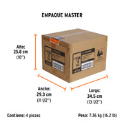 Taladro/destornillador 3/8', 12V, 1 batería 2Ah, PRO