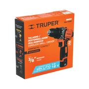 Taladro/destornillador compacto 3/8', 12V, 1 bat 2Ah, PRO
