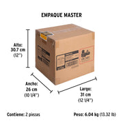 Kit taladro/destornillador 3/8', 12V, 33, PRETUL