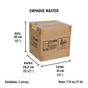 Kit taladro/destornillador 1/2', 20V, 32 accesorios, PRETUL