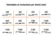 Taladro de piso 13', 3/4 HP (560 W), broquero 5/8', TRUPER