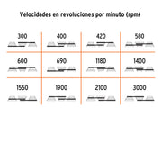 Taladro de piso 17', 1-1/2 HP (1200 W), broquero 5/8',TRUPER