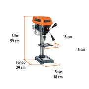 Taladro de piso 8', 1/3 HP (250 W), broquero 1/2', TRUPER