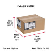 Bolsa con 1 kg de tachuelas pavonadas No. 12, FIERO
