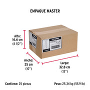 Bolsa con 1 kg de tachuelas pavonadas No. 14, FIERO