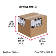 Bolsa con 1 kg de tachuelas pavonadas No. 16, FIERO