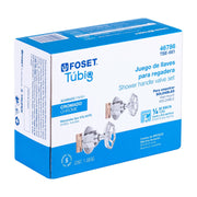 Juego llaves empotrar soldables, volante cromo, TÚBIG