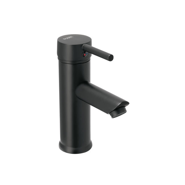 Monomando corto negro para lavabo, FOSET TÚBIG