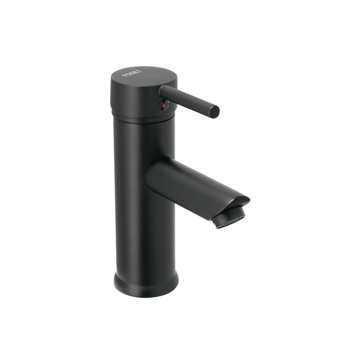 Monomando corto negro para lavabo, FOSET TÚBIG