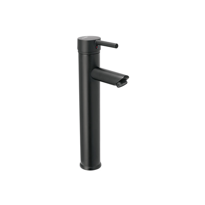 Monomando alto negro para lavabo, FOSET TÚBIG