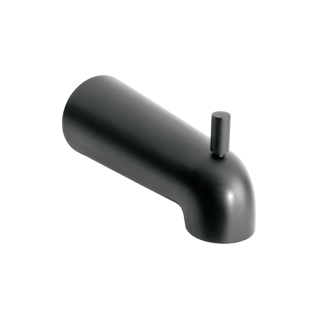 Salida de tina con desviador, negro, FOSET TÚBIG