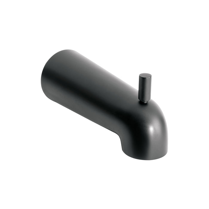 Salida de tina con desviador, negro, FOSET TÚBIG