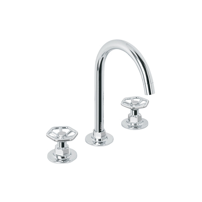Mezcladora p/lavabo,taladros separados,redondos,cromo, TÚBIG