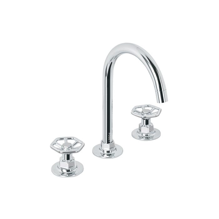 Mezcladora p/lavabo,taladros separados,redondos,cromo, TÚBIG