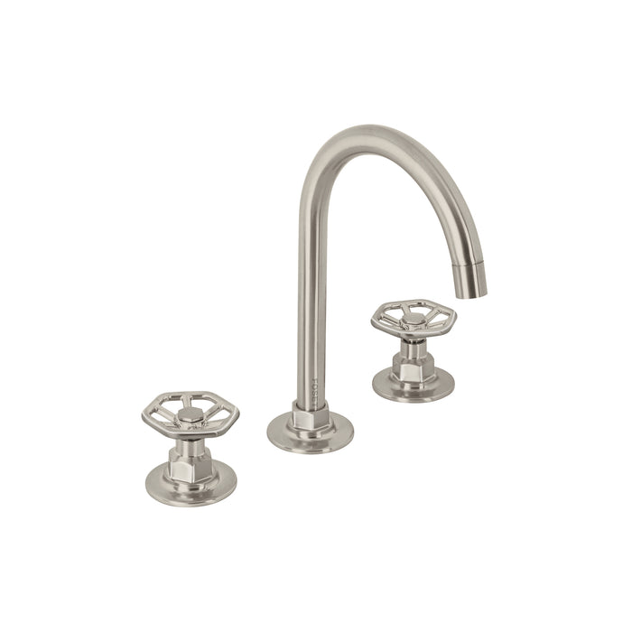 Mezcladora p/lavabo,taladros separados,redondos,satín, TÚBIG
