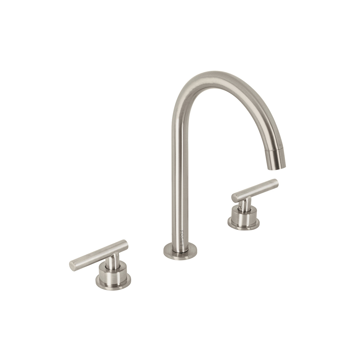 Mezcladora p/lavabo,taladros separados,palanca, satín, TÚBIG