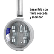 Tubo Conduit 1 1/4' para mufa, pared gruesa (0.9 mm), 1.5 m