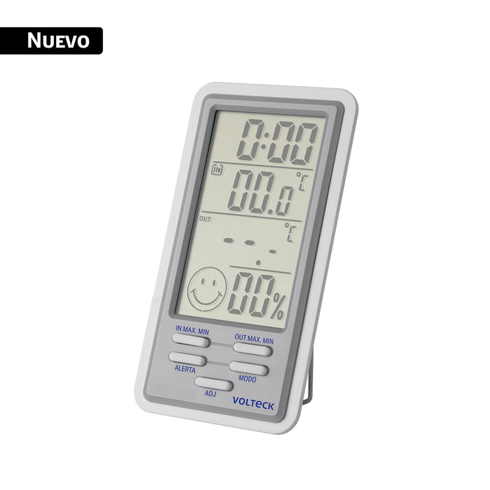 Termómetro digital con sensor de humedad, higrómetro,VOLTECK