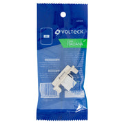 Toma de teléfono, línea Italiana, color marfil, VOLTECK