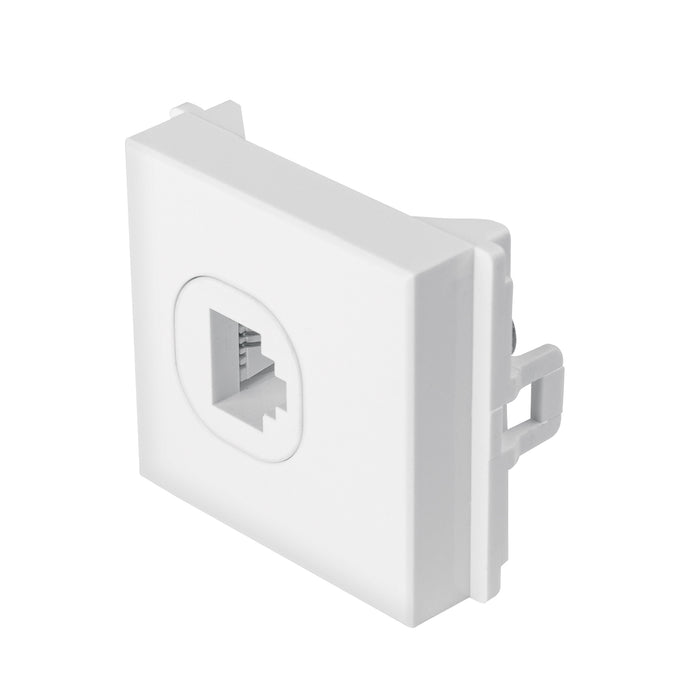 Toma de teléfono de 1.5 módulos, línea Toledo, BASIC