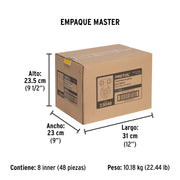 Blíster 2 terminales p/batería, plomo, poste lateral, PRETUL