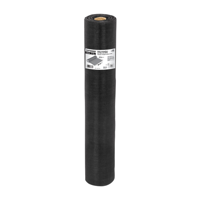 Rollo de 30 m x 0.6 m malla mosquitera fibra de vidrio negra