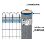 Rollo de 30 m x 1.2 m de malla mosquitera plástica gris