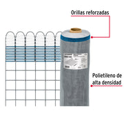 Rollo de 30 m x 1.7 m de malla mosquitera plástica gris