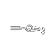 Tensor zinc 1/4' ojo-gancho, FIERO