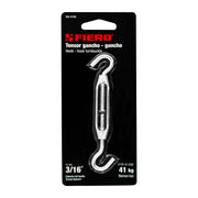 Tensor zinc 3/16' gancho-gancho, FIERO