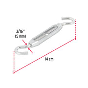 Tensor zinc 3/16' gancho-gancho, FIERO