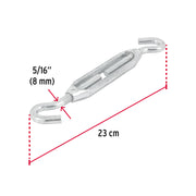 Tensor zinc 5/16' gancho-gancho, FIERO