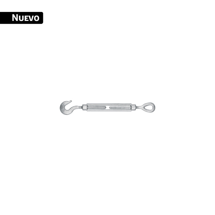 Tensor forjado 5/16 x 4-1/2' ojo-gancho, galvanizado, FIERO