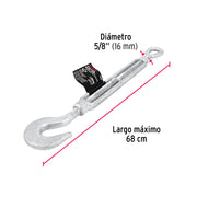 Tensor forjado 5/8' ojo-gancho, FIERO