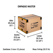 Juego de 8 tensores elásticos, PRETUL