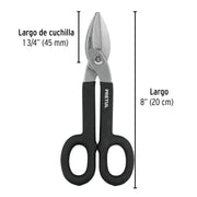 Tijera para hojalatero 8', PRETUL