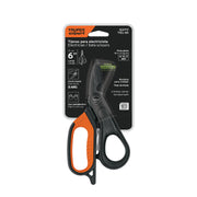 Tijera 6' electricista, óxido negro,acero inoxidable, EXPERT