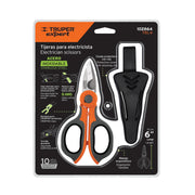 Tijera 6' para electricista, acero inoxidable, EXPERT