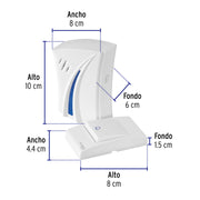 Timbre inalámbrico con clavija, 36 tonos, VOLTECK BASIC